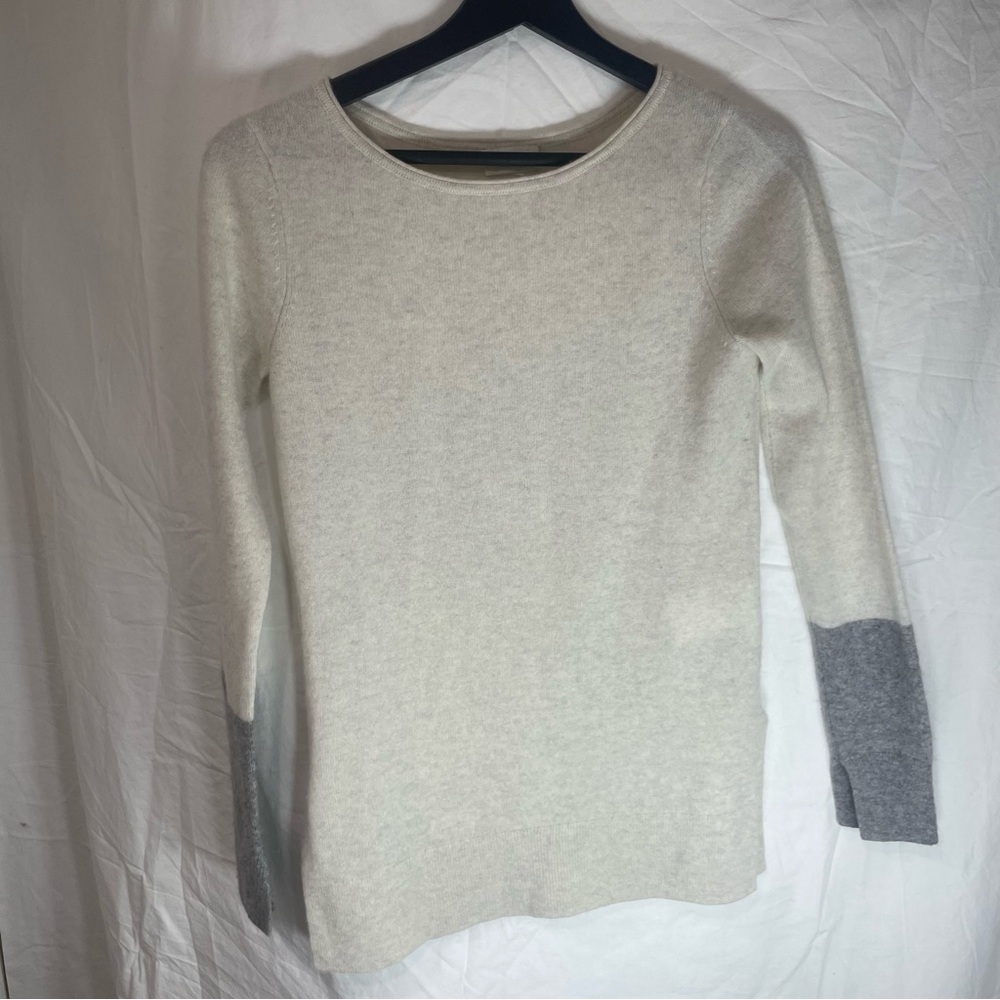 Club Monaco Cream Cashmere Sweater